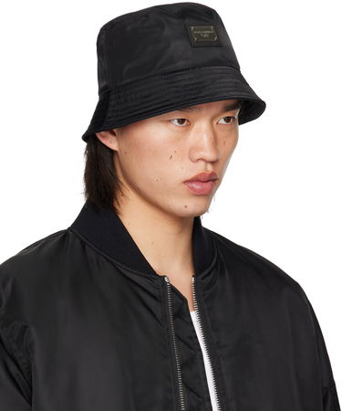 Klobúk Dolce & Gabbana Plate Bucket Hat Čierna | GH701AGF853, 1