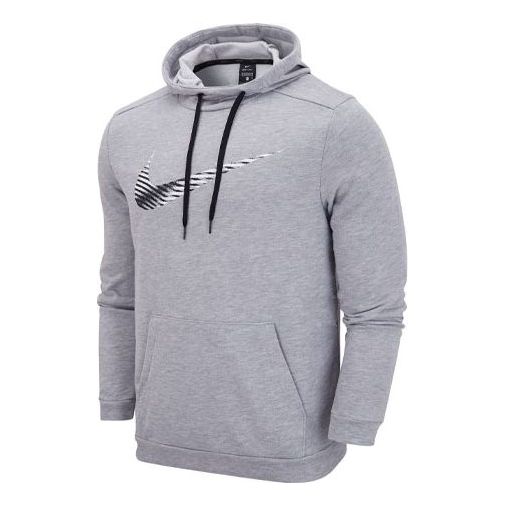 Mikina Nike Dri-FIT Casual Pullover Training Hoodie Šedá | DJ0276-063