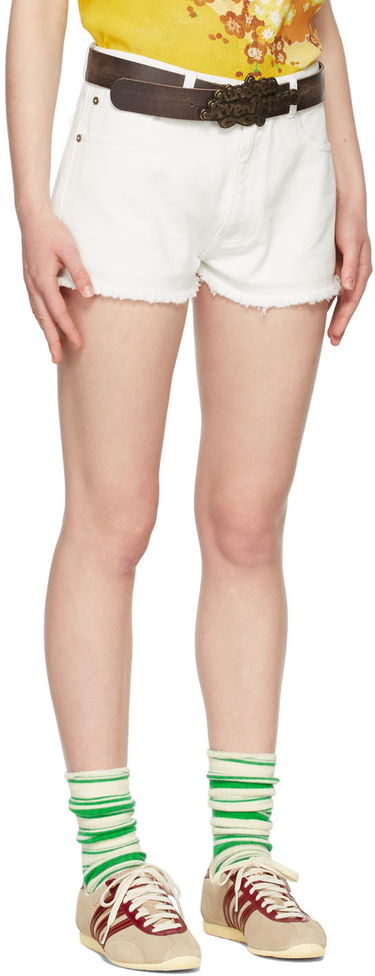 Opasok ERL Denim Shorts Biela | ERL04P014, 1