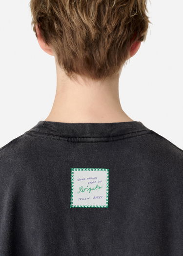 Tričko AXEL ARIGATO Solid Color Cotton T-Shirt Čierna | A3003001, 8
