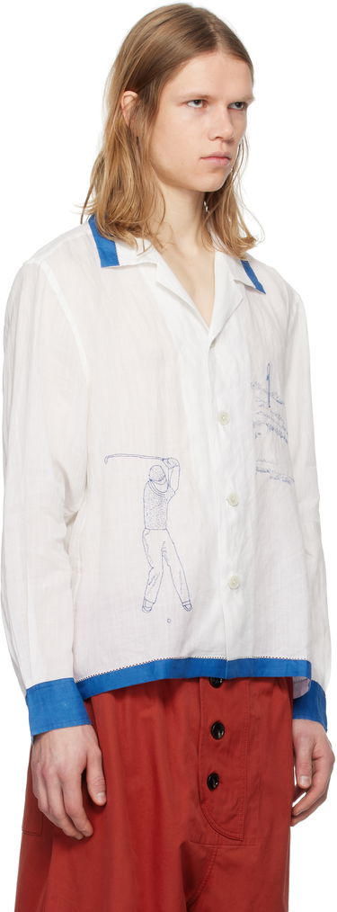 Košeľa Bode Bode Club Champion Long Sleeve Shirt Biela | MRS25SH009, 1