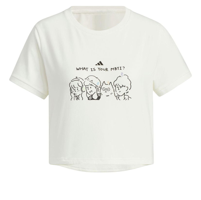 Crop Top adidas Originals Graphic Crop T-Shirt Biela | JN6663