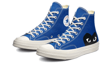 Tenisky a topánky Converse Comme des Garçons PLAY x Chuck 70 High "Blue Quartz" Modrá | 171846C, 3