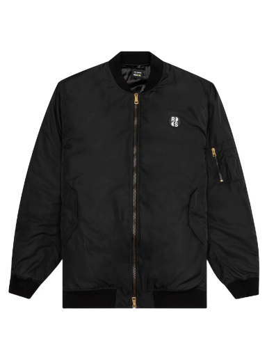 Bomber Jacket With Print And Badge