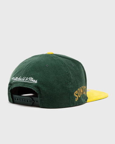 Šiltovka Mitchell & Ness Seattle Supersonics Corduroy Snapback Hat Zelené | HS10048-SSUGREN, 2