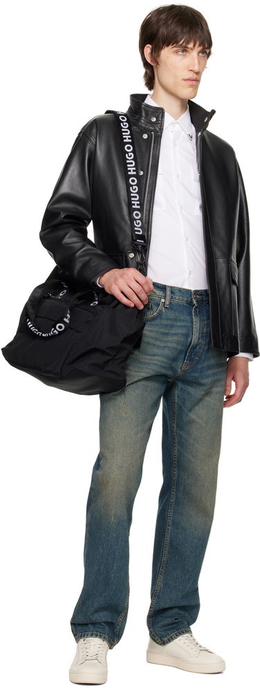 Športový vak BOSS Hugo Logo Patch Duffle Bag Čierna | 50541967, 3
