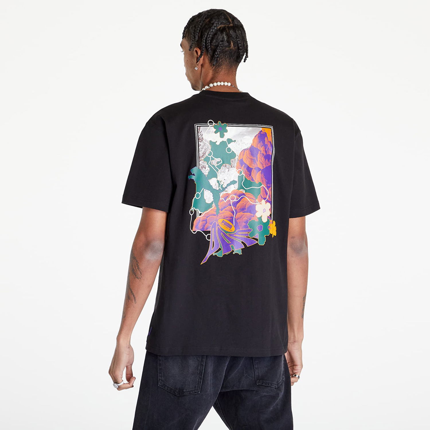 Tričko Puma x P.A.M. Graphic Tee Black Čierna | 53600301, 0