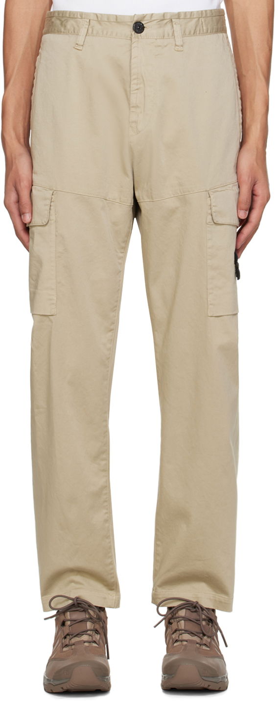 Cargo nohavice Stone Island Patch Cargo Pants Béžová | 801531012, 0