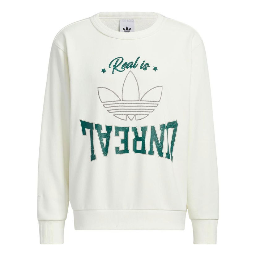Sveter adidas Originals adidas Originals Unreal Sweatshirt Biela | HS7277