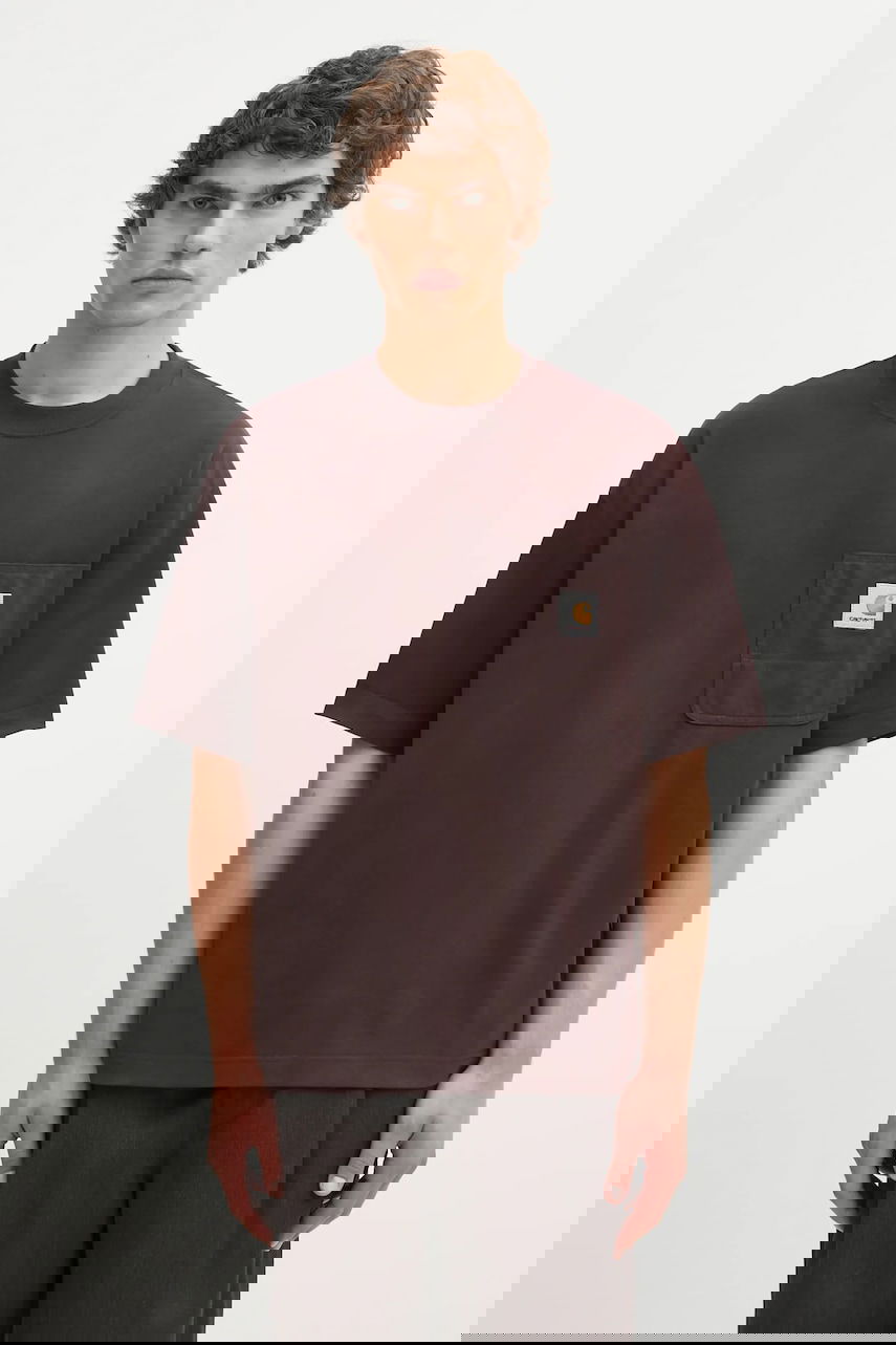 Tričko Carhartt WIP S/S Work Pocket T-Shirt Hnedá | I035523.33HXX, 0