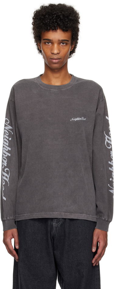 Tričko Neighborhood Neighborhood NH LS-12 Long Sleeve T-Shirt Šedá | 242PCNH-LT12, 0