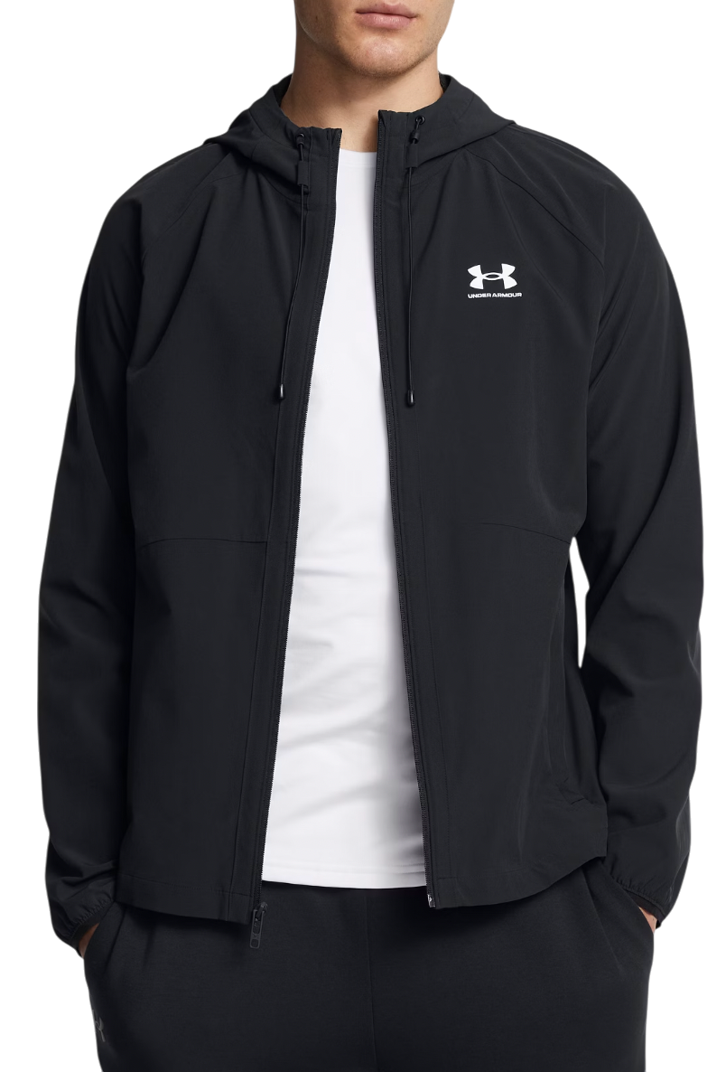 Mikina Under Armour Under Armour UA Stretch Woven Windbreaker Jacket Čierna | 6003001-001, 0