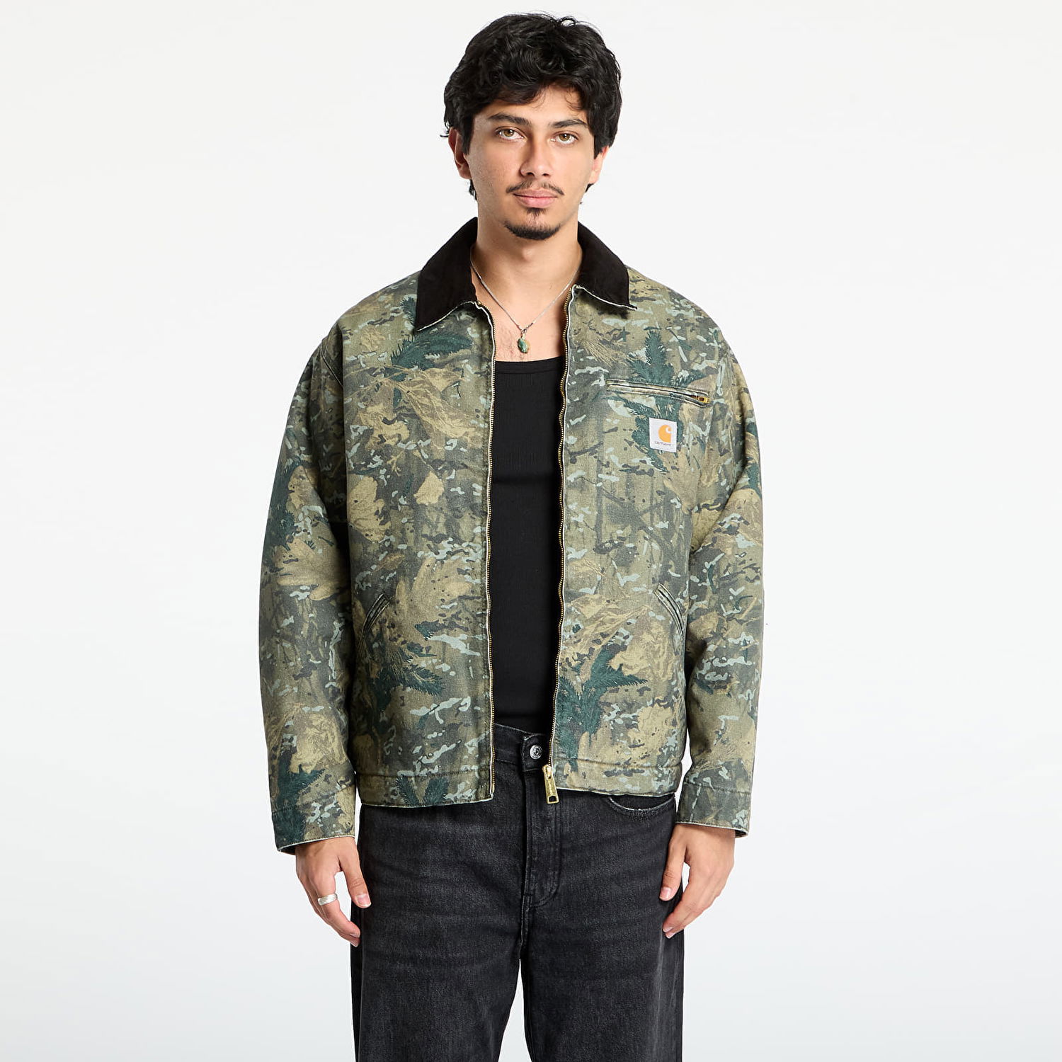 Bunda Carhartt WIP OG Detroit Jacket Camo Stone Washed Rôznofarebný | I035614.3BL06, 0