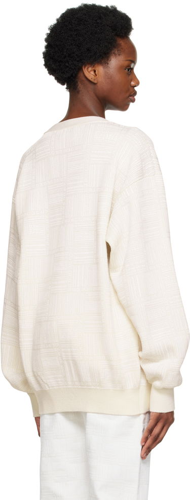 Sveter VETEMENTS Barcode Knit Cardigan Biela | VL14KN600W, 2