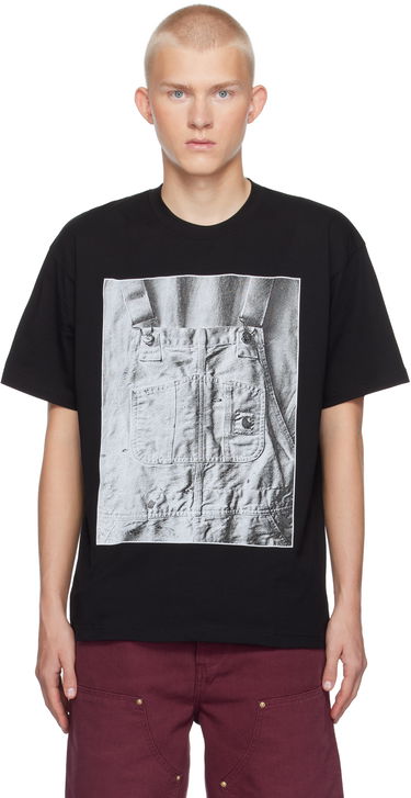 Tričko Carhartt WIP Black BIB Graphic Print T-Shirt Čierna | I033962, 0
