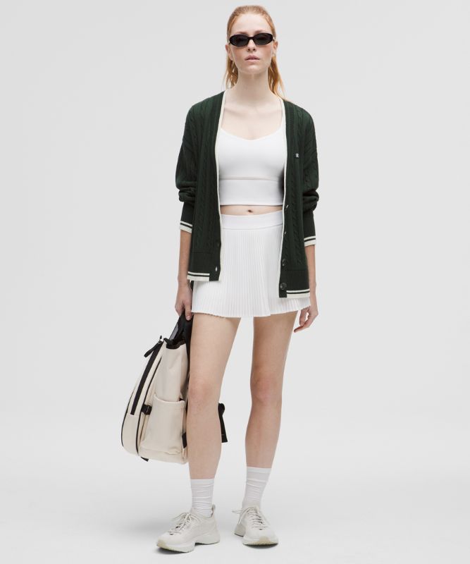 Sveter lululemon Cable-Knit Tennis Cardigan Zelené | prod20001107, 1