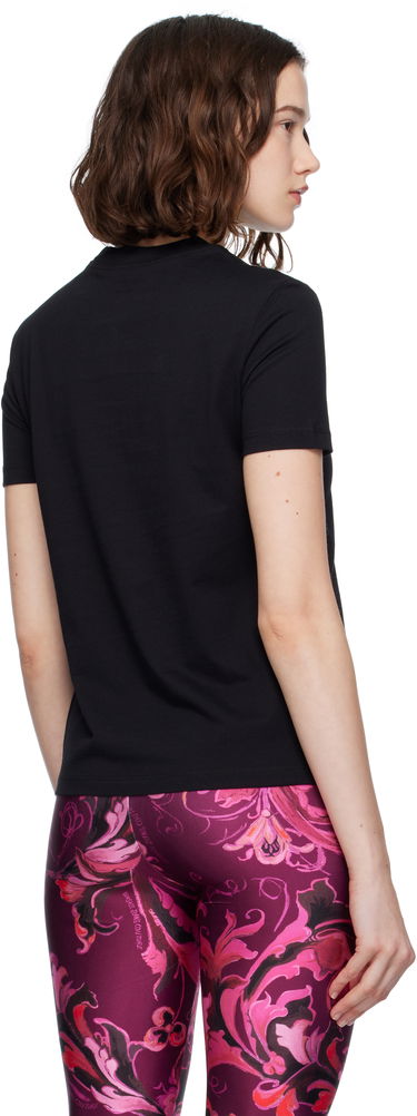 Tričko Versace Versace Jeans Couture Cotton Jersey Graphic T-Shirt Čierna | E79HAHP01_ECJ01P, 2