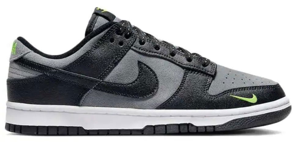 Dunk Low Black Grey Green Strike