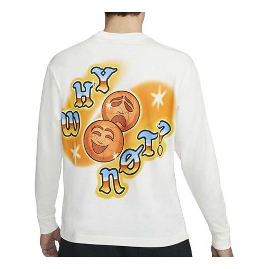 Tričko Jordan Jordan Why Not Long Sleeve T-Shirt Biela | DO2510-133, 0