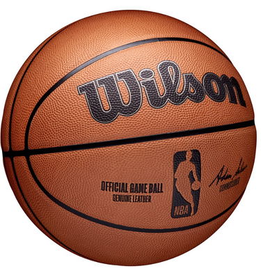 Športový doplnok Wilson Tennis NBA Official Game Basketball Hnedá | wtb7500xb07, 1
