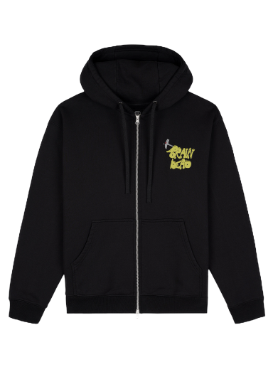 Mikina Brain Dead Stoned Head Zip Hoodie Čierna | BDW22T20002762BK01