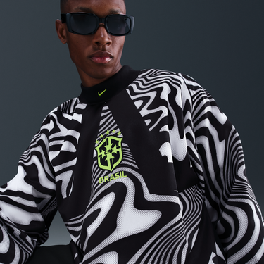 Dres Nike CBF Brasil AU Wavy Pattern Long-Sleeve Goalkeeper Shirt Rôznofarebný | IO0795-010, 3