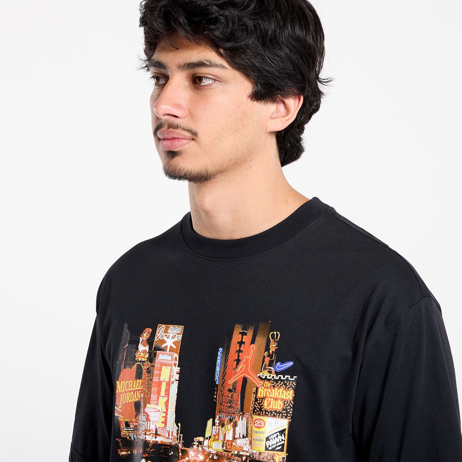 Tričko Nike Jordan NC Lights Short Sleeve Crew T-Shirt Čierna | HQ9000-010, 1