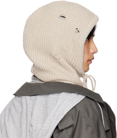 Klobúk Maison Margiela MM6 Maison Margiela Knit Wool Hood Béžová | S52TB0008 M13138, 2