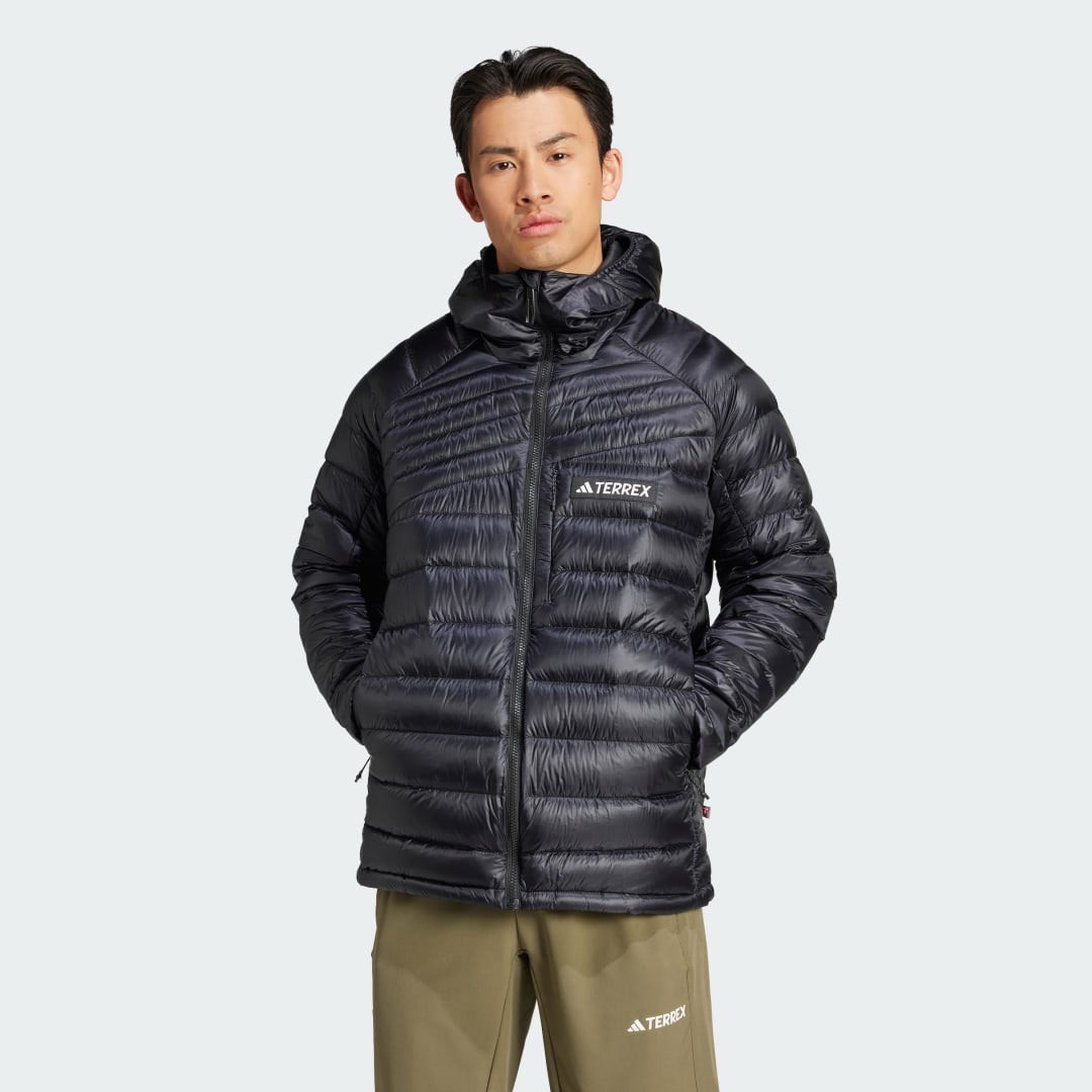 Prešívaná bunda adidas Performance Terrex Xperior Cold.Rdy Down Hooded Jacket Čierna | IT3238, 0