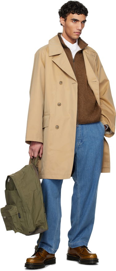 Kabáty NANAMICA Nanamica 2L GORE-TEX Double Breasted Coat Béžová | S25SB033U, 3
