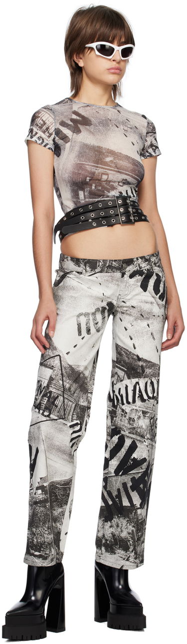 Džínsy Miaou Miaou Atlas Printed Trousers Rôznofarebný | 1023SCEYR, 3