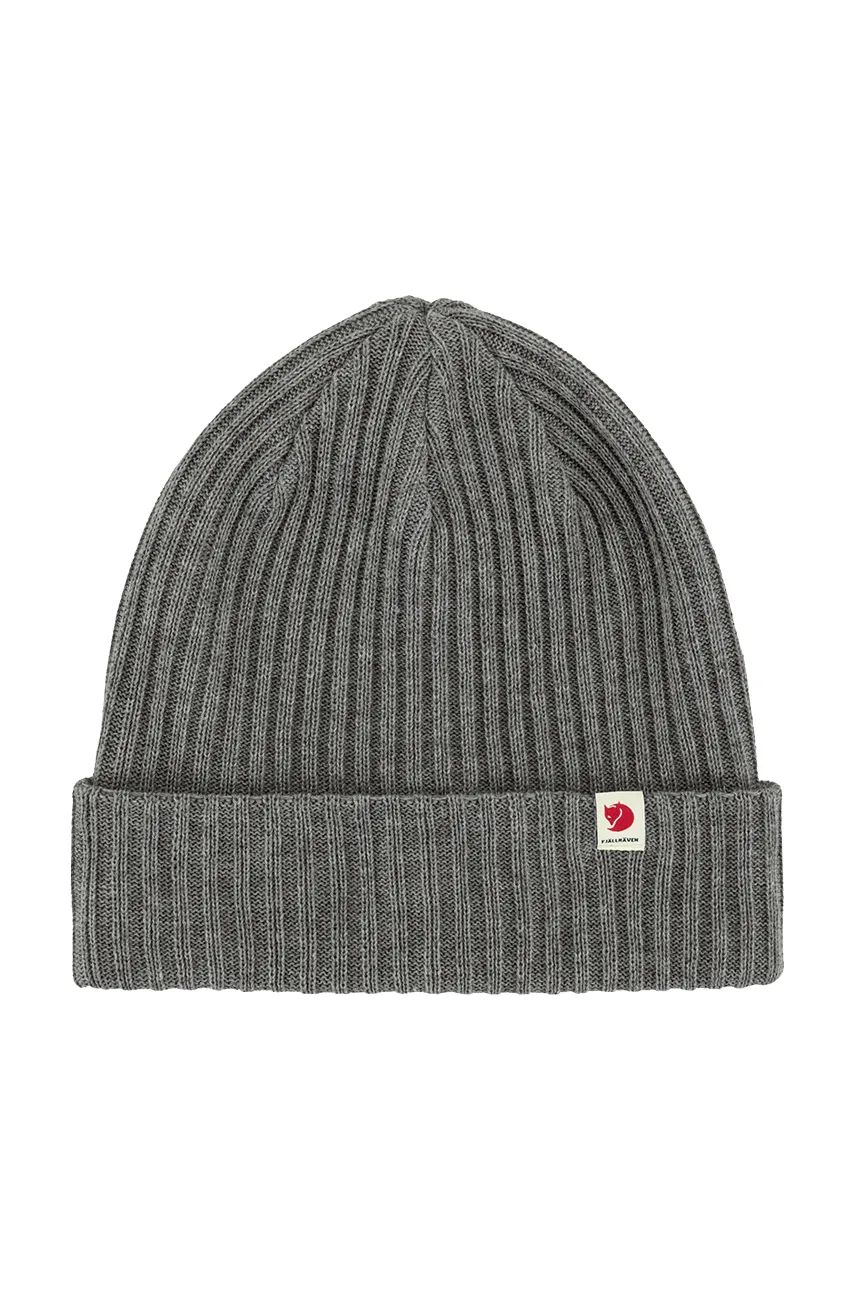 Kulicha FJÄLLRÄVEN Rib Hat Beanie Šedá | F13100184.020, 0