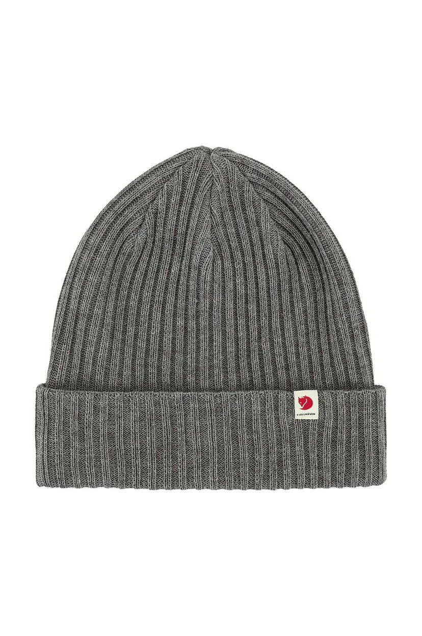 Kulicha FJÄLLRÄVEN Rib Hat Beanie Šedá | F13100184.020