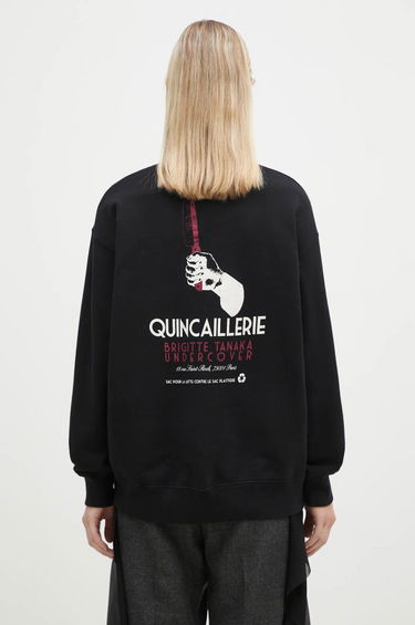 Mikina UNDERCOVER Black Printed Sweatshirt Čierna | UC2D1894.3, 0