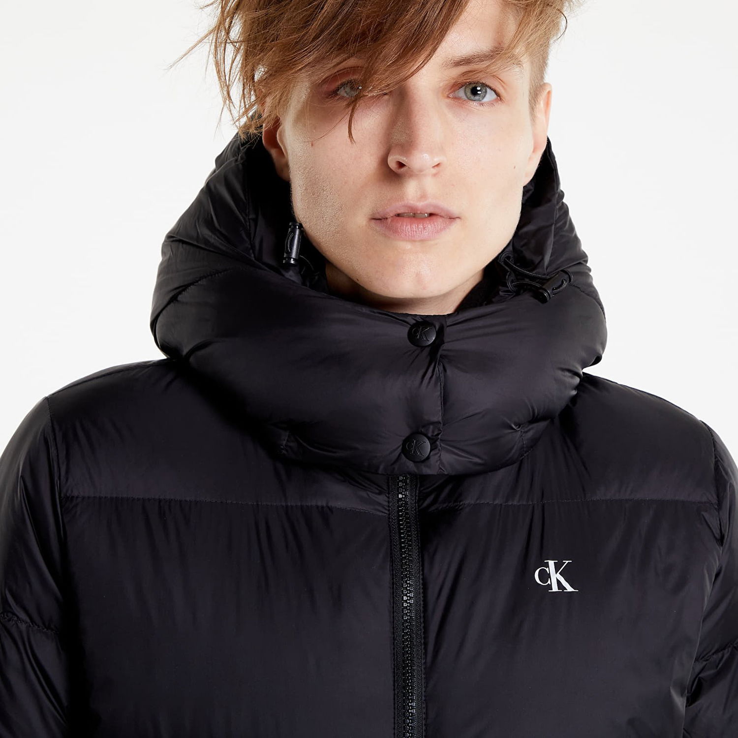 Prešívaná bunda CALVIN KLEIN Ck Mw Down Coat Long Puffer Čierna | J20J219820 BEH, 0
