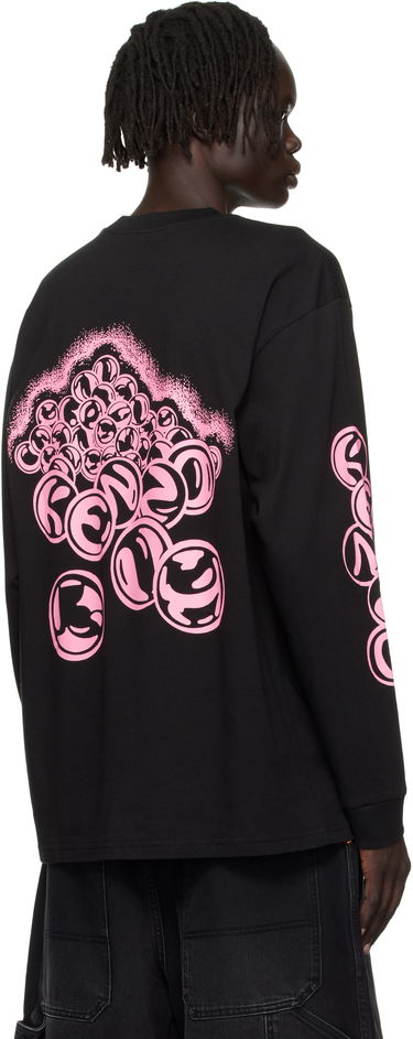 Tričko KENZO Kenzo Paris 'KENZO Pachinko' Relax Fit Long Sleeve Tee Čierna | FF65TL3524SG, 2
