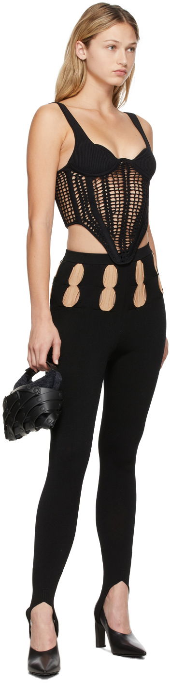 Legíny Dion Lee Double Stirrup Leggings Čierna | C7015F21, 3