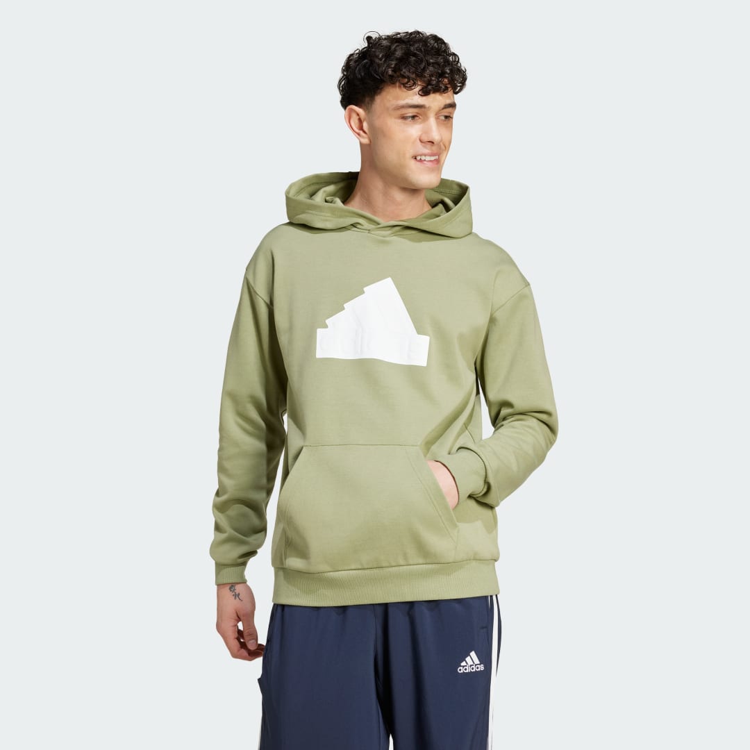 Mikina adidas Performance Future Icons Badge of Sport Hoodie Zelené | IW8552, 0