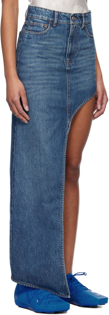 Sukňa Coperni Coperni One-Leg Denim Midi Skirt Modrá | COPJ84F2014, 1