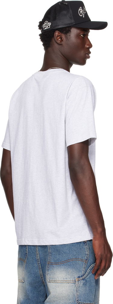 Tričko Dime Dime Cursive Small Logo T-Shirt Šedá | DIMESU2539ASH, 2