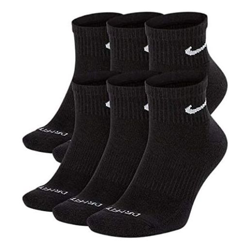 Ponožky Nike Everyday Plus Cushioned Logo Quarter Socks Čierna | SX6899-010, 0