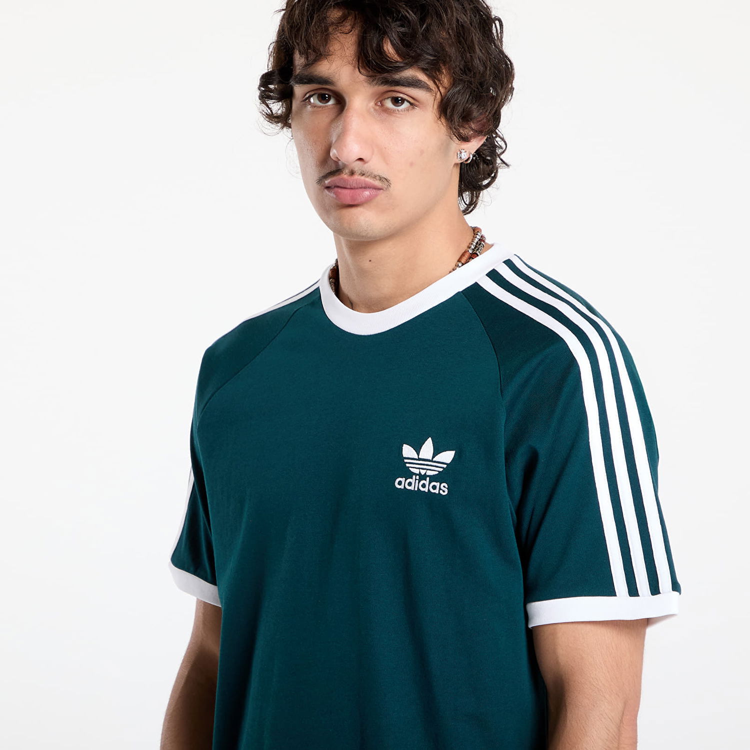 Tričko adidas Performance Adicolor Classics 3-Stripes Tee Zelené | JY1374, 1