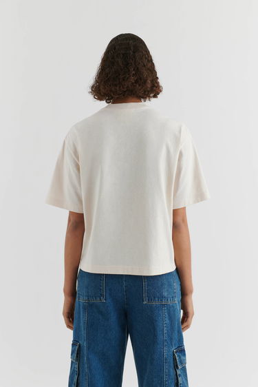 Tričko AXEL ARIGATO Float Oversized T-Shirt Béžová | A2214001, 3