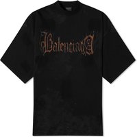 Tričko Balenciaga Metal Čierna | 744439-TOVE1-1055, 1