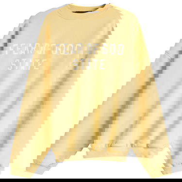 Mikina Fear of God Heavy Fleece Crew Sweat Žltá | 192BT246233F, 0
