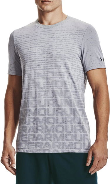 Tričko Under Armour Seamless Wordmark Short Sleeve T-Shirt Šedá | 1361134-011, 0