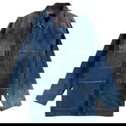 BEAMS Loose Coverall Denim Jacket, Size Small