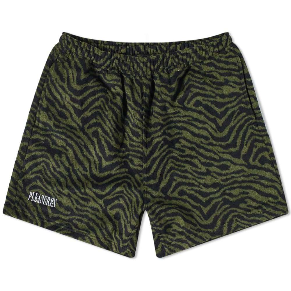 Šortky Pleasures Fuzzy Breaker Stripe Short Zelené | P22SP002-GRN, 0