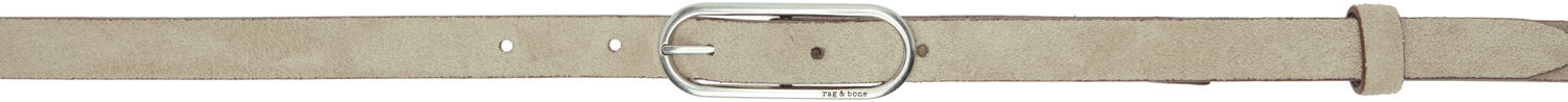 Opasok rag & bone Rag & Bone Baby Rounded Suede Belt Béžová | WJW25SB1081SU81, 0