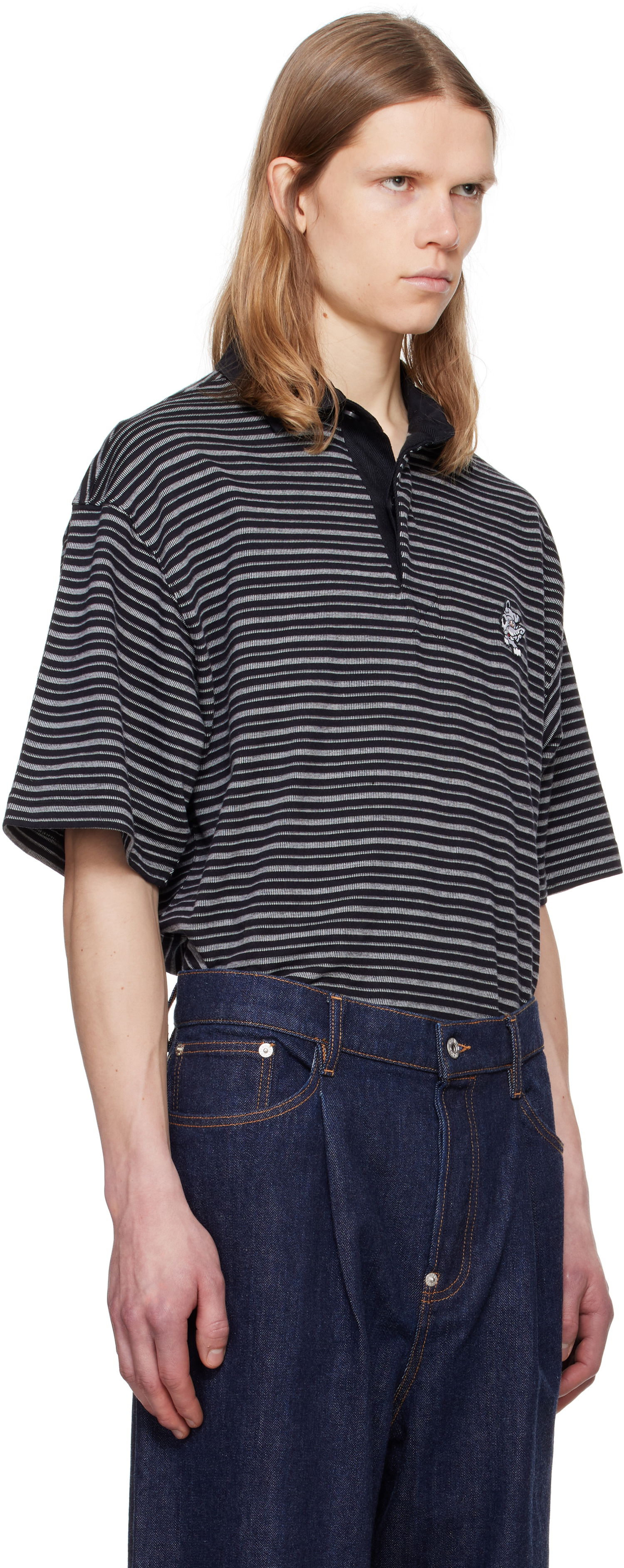 Polo tričko KENZO Kenzo Paris VERDY Edition Embroidered Polo Čierna | FF55PO5414SD, 1